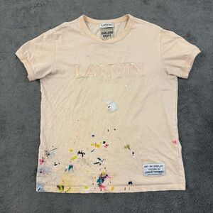 Lanvin x Gallery Dept Unisex Logo Splatter Paint T-Shirt in Multicolor
